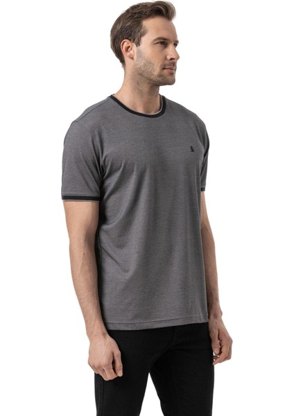 %100 Pamuk Bisiklet Yaka T-Shirt