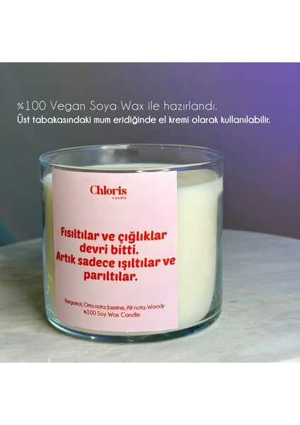 Fısıltılar ve Çığlıklar Devri Bitti Kokulu Mum, Mum, Dekoratif Mum, Hediyelik Mum, Dekorasyon fiyatları