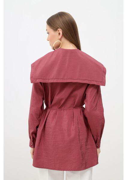Bağcıklı Tunik Bordo