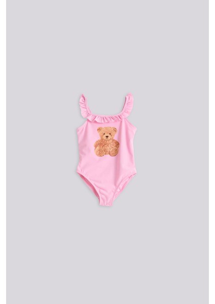 Bg Store Kız Bebek Desenli Mayo