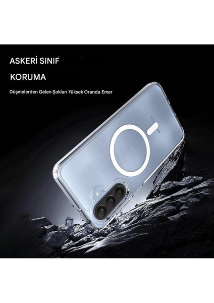 Samsung Galaxy A26 Şeffaf Magsafe Kılıf Mtl Aksesuar modelleri