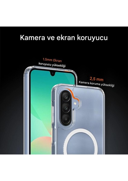 Samsung Galaxy A26 Şeffaf Magsafe Kılıf Mtl Aksesuar fırsatları