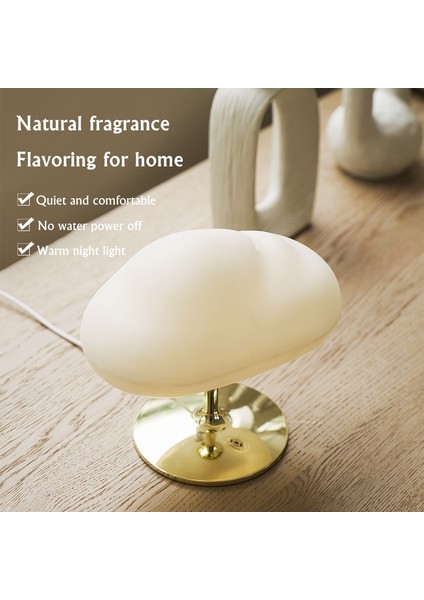270ML Bulut Aroma Difüzör Nemlendirici USB Masa Lambası (Altın Alt) (Yurt Dışından)