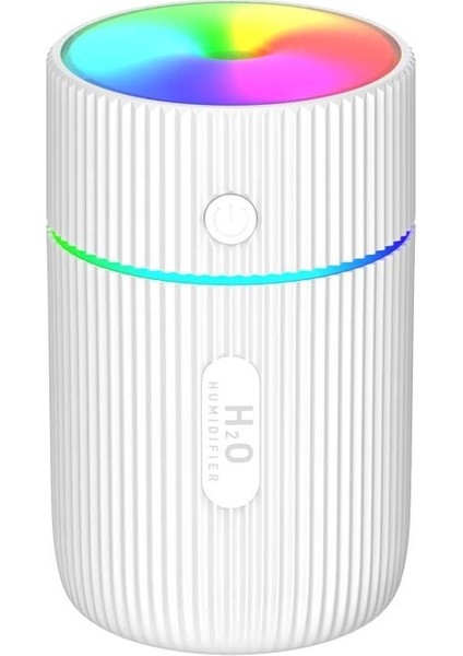 Renkli Bardak Nemlendirici USB Mini Araç Hava Temizleme Cihazı(Beyaz) (Yurt Dışından)