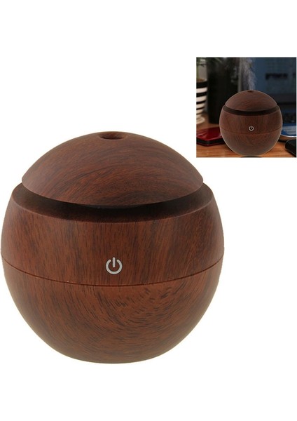 Lm-X1 USB Şarj Edilebilir Ahşap Doku 3W Ultrasonik Aromalı Hava Nemlendirici (Yurt Dışından)