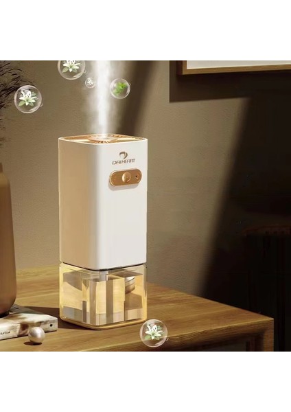 Bg-S3 Type-C/usb-C Şarj Mini Ev Manyetik Aroma Difüzör Araç Nemlendirici(Beyaz) (Yurt Dışından)