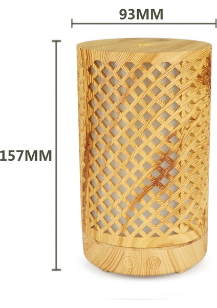 USB 200ML Hollow-Out Orman Desen Ahşap Esansiyel Yağı Aromaterapi Makinesi Ultrasonik Nemlendirici Otomatik Alkol Püskürtücü (Açık Kahverengi-1) (Yurt Dışından) fiyatları