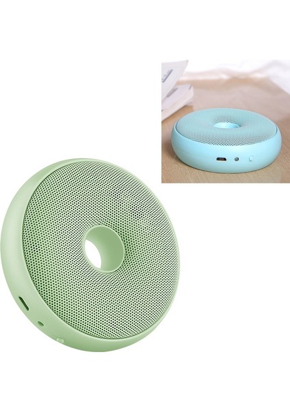 Taşınabilir Donut Elektrikli Hava Temizleme Cihazı Ev Araba Anyon Ozon Koku Giderici (Yeşil) (Yurt Dışından)