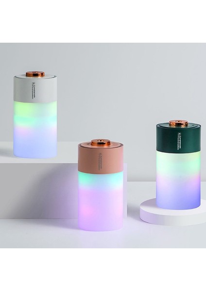 USB Renkli Bardak Nemlendirici Ev Araba Ortam Işığı Masaüstü Hava Temizleme Cihazı (Pembe) (Yurt Dışından)