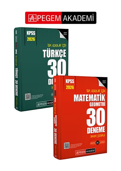 Pegem Akademi 2026 Kpss Tüm Adaylar Için 60 Deneme Seti (2.kitap)