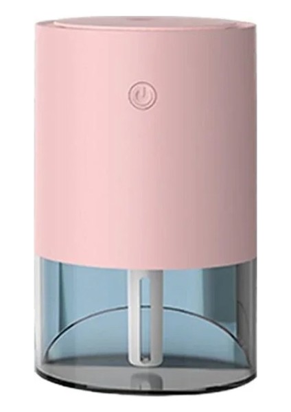 350ML Ultrasonik Hava Nemlendirici Mini Açı Ayarı Araba Hava Temizleme Cihazı, Özellik: USB Fişi Pembe (Yurt Dışından)