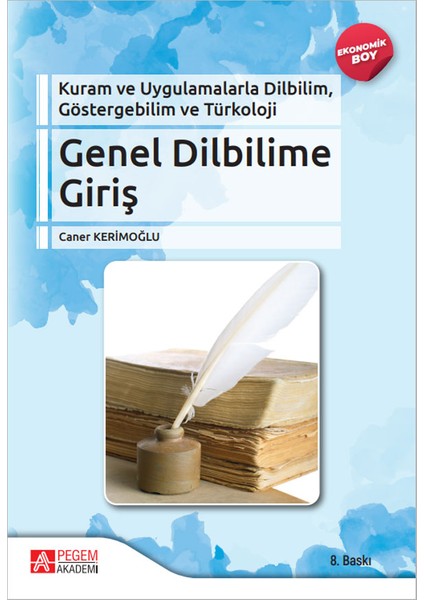 Genel Dilbilimine Giriş (Ekonomik Boy)