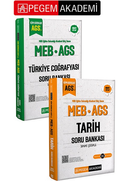 Pegem Akademi Meb Ags Kim Korkar Tarih Soru Bankası Tamamı Çözüm