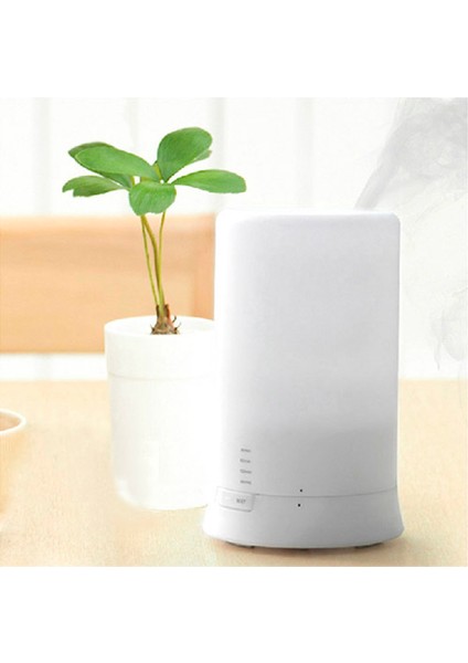 Sıcak Beyaz LED Işıklı Mini USB Aroma Difüzör / Aroma Nemlendirici (Beyaz) (Yurt Dışından)