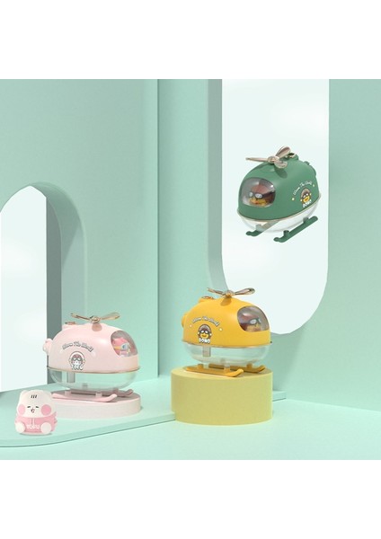 Icarer Ailesi IFJSQ07 Karikatür Nano Sprey Atmosfer Gece Lambası Nemlendirici, Özellik: Plug-In (Pembe) (Yurt Dışından)