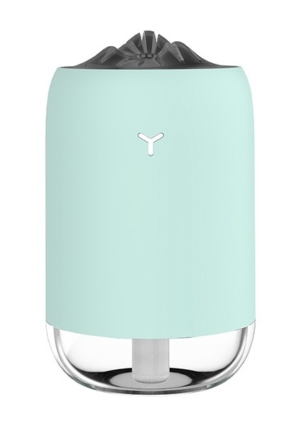 Araba Taşınabilir Nemlendirici Ev Gece Lambası USB Sprey Aleti Dezenfeksiyon Aroma Difüzör (Turkuaz) (Yurt Dışından)