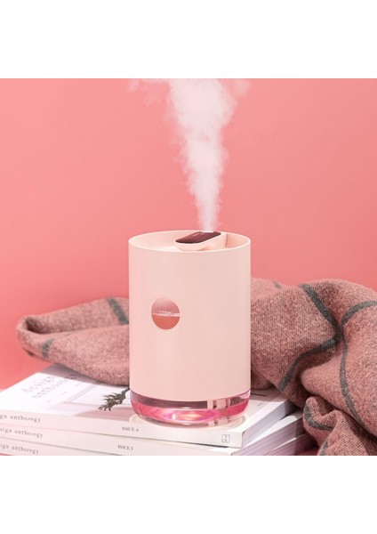 USB Araç Nemlendirici Ev Büyük Kapasiteli Pil Su Yenileme Aleti (Pembe) (Yurt Dışından)