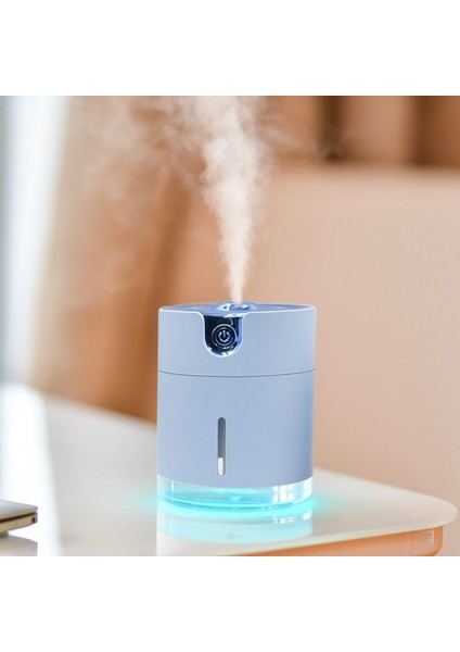 WT-H16 USB Şarjlı Su Desenli Atomize Nemlendirici, Renkli Gece Işıkları, Su Tankı Kapasitesi: 300 Ml(Mavi) (Yurt Dışından)