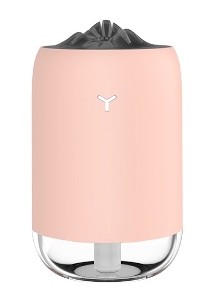 Araba Taşınabilir Nemlendirici Ev Gece Lambası USB Sprey Aleti Dezenfeksiyon Aroma Difüzör (Pembe) (Yurt Dışından)