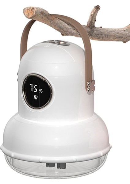 Icarer Ailesi IF-JS01 USB Şarjlı Masaüstü Gece Lambası Çift Spreyli Nemlendirici, Renk: Beyaz (Dijital) (Yurt Dışından)