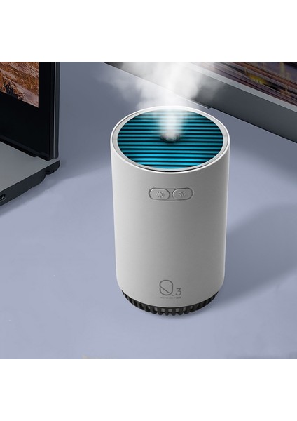 Kablosuz Q3 Nemlendirici Mini USB Şarjlı Taşınabilir Hava Temizleme Cihazı(Gri) (Yurt Dışından)