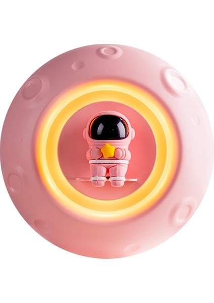 K-1101 Astronot Otomatik Zamanlayıcılı Küçük Gece Işıklı Akıllı Aromaterapi Makinesi(Pembe) (Yurt Dışından)