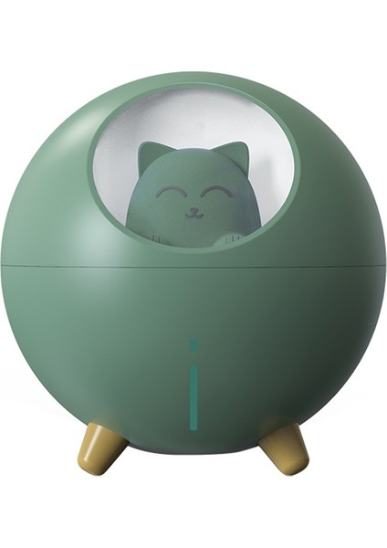 Wt-Tx5 USB Direct Insert Versiyonu Nemlendirici Mini Planet Cat Masaüstü Arıtma Cihazı(Yeşil) (Yurt Dışından)