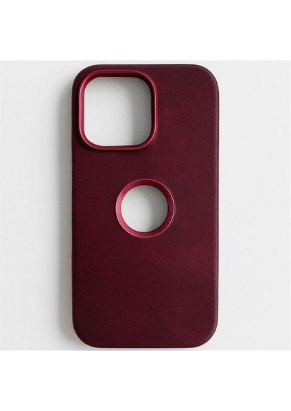 IPHONE 14 Pro Deri Yuvarlak Açık Silikon