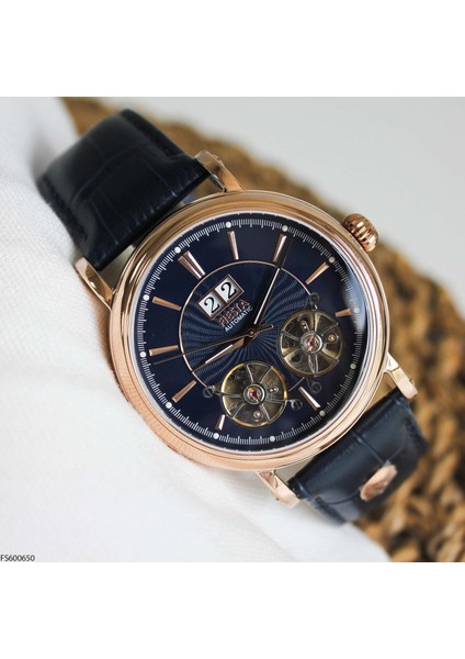 FS600650 Deri Kordonlu Otomatik Erkek Kol Saati fırsatları