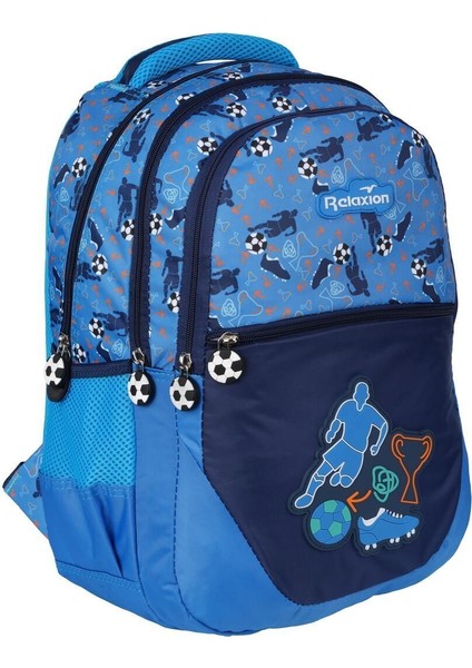 Erkek Çocuk Beslenmeli Suya Dayanıklı 4 Bölmeli Okul Sırt Çantası Rlx1350mavıfutbol fiyatları