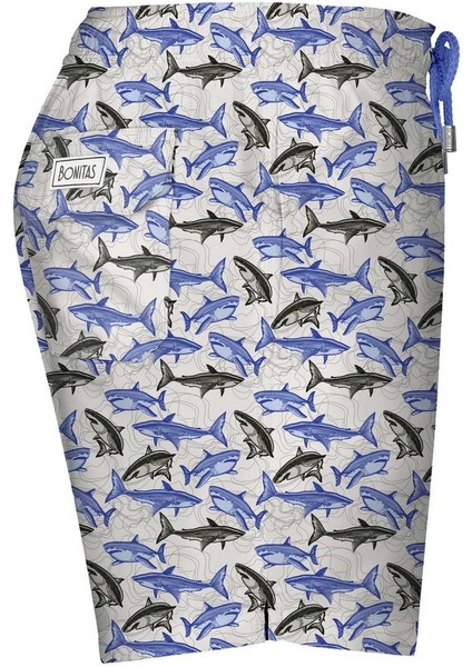 Erkek Şort Köpek Balığı-Beyaz 22701 fiyatları