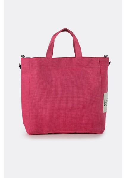 Fuşya The Icone Bag Paris Işlemeli Tote Kadın Kol Çantası Ve Omuz Çantası indirimleri