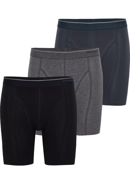 Tender Cotton 3'lü Uzun Paça Asorti Boxer 9683 - 954