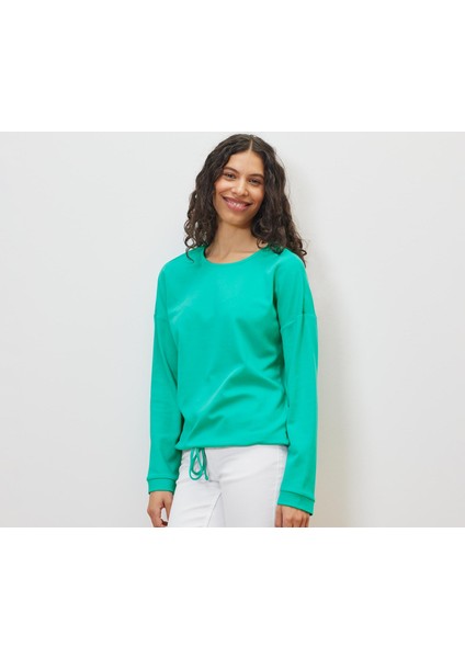 Sweatshirt, Deniz Mavisi