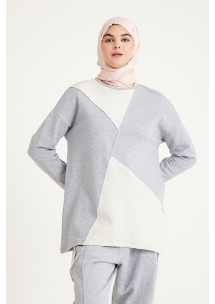 2228_Dikiş Detaylı Oversize Eşofman Tesettür Takım fiyatları