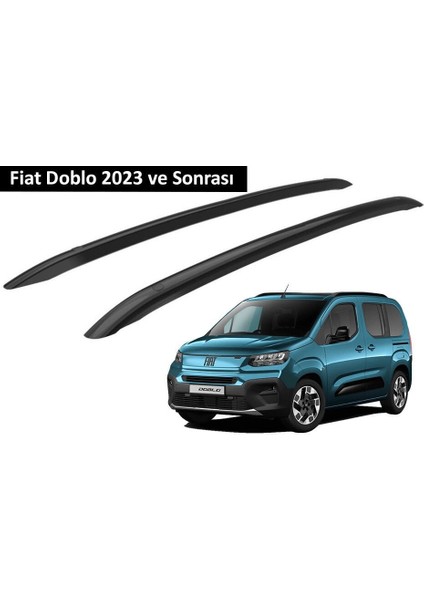 Fiat Doblo 2023 ve Sonrası Orjinal Tip Oem Tavan Çıtası (Siyah Renk)