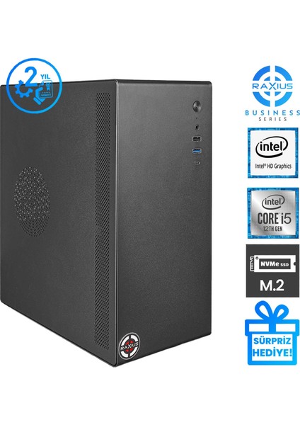 Business B1 I5 UHD730-124A029 I5-12400 64GB 2tbssd W11P Masaüstü Bilgisayar