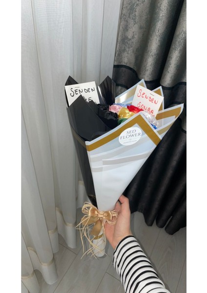 Kurdele El Yapımı Gül Buketi fırsatları