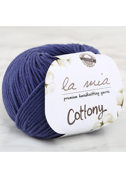 La Mia Cottony Lacivert El Örgü Ipi - L038