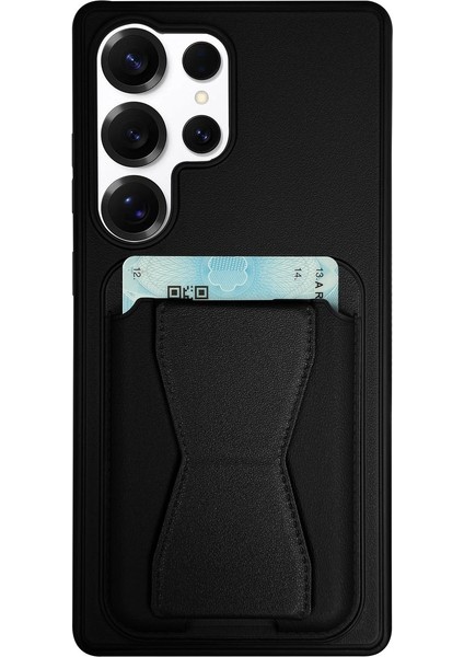 Samsung S24 Ultra Standlı ve Cüzdanlı Kılıf Mtl Aksesuar
