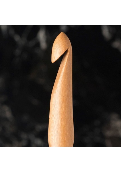 La Mia Whitewood 7 mm 15.5 cm Ahşap Yün Tığ
