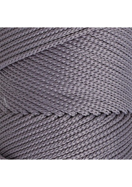 Loren Polyester Soft Macrame Gri El Örgü Ipi - LM050 - 34448