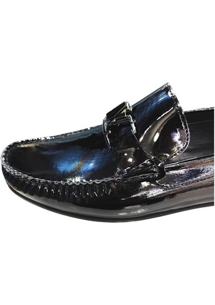 Büyük Numara Siyah Rugan Ayakkabı indirimleri