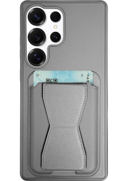 Samsung S24 Ultra Standlı ve Cüzdanlı Kılıf Mtl Aksesuar
