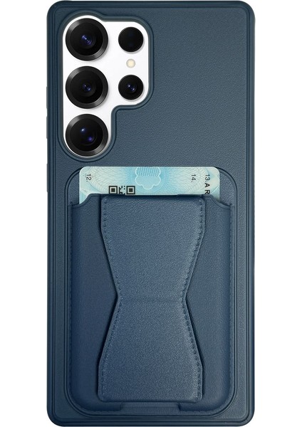 Samsung S24 Ultra Standlı ve Cüzdanlı Kılıf Mtl Aksesuar
