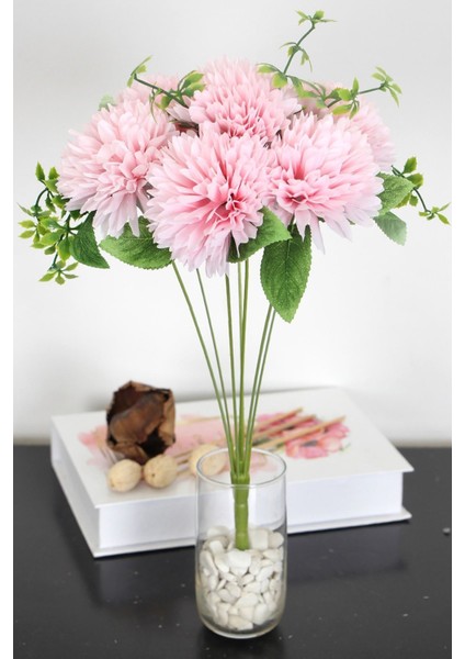 Yapay Pinnata Yıldız Çiçeği 42 cm Pembe