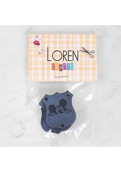 Loren Crafts Figürlü Deri Arma 5 Adet - 1577