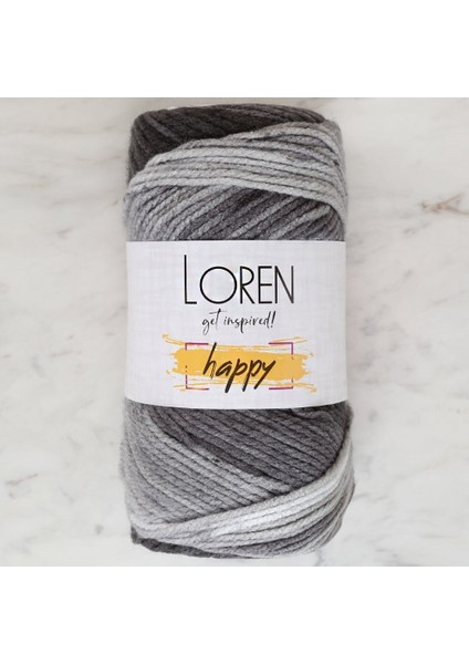 Loren Happy Ebruli El Örgü Ipi - RH011 - 34296