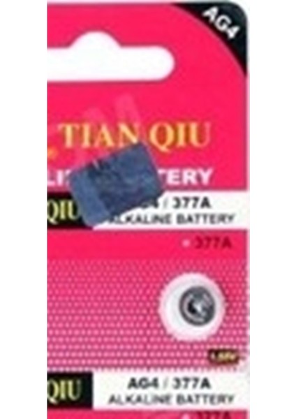 Tıanqıu Saat Pili Ag4 1,5V ( 1 Adet Fiyatıdır )