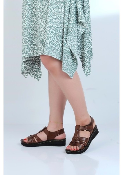 Moda Ayakkabı 58412 Polero Kadın Düz Yazlık Sandalet fırsatları